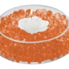 Deco Beads - 8oz Jar, Orange -Floral Magic deco beads 8oz jar orange