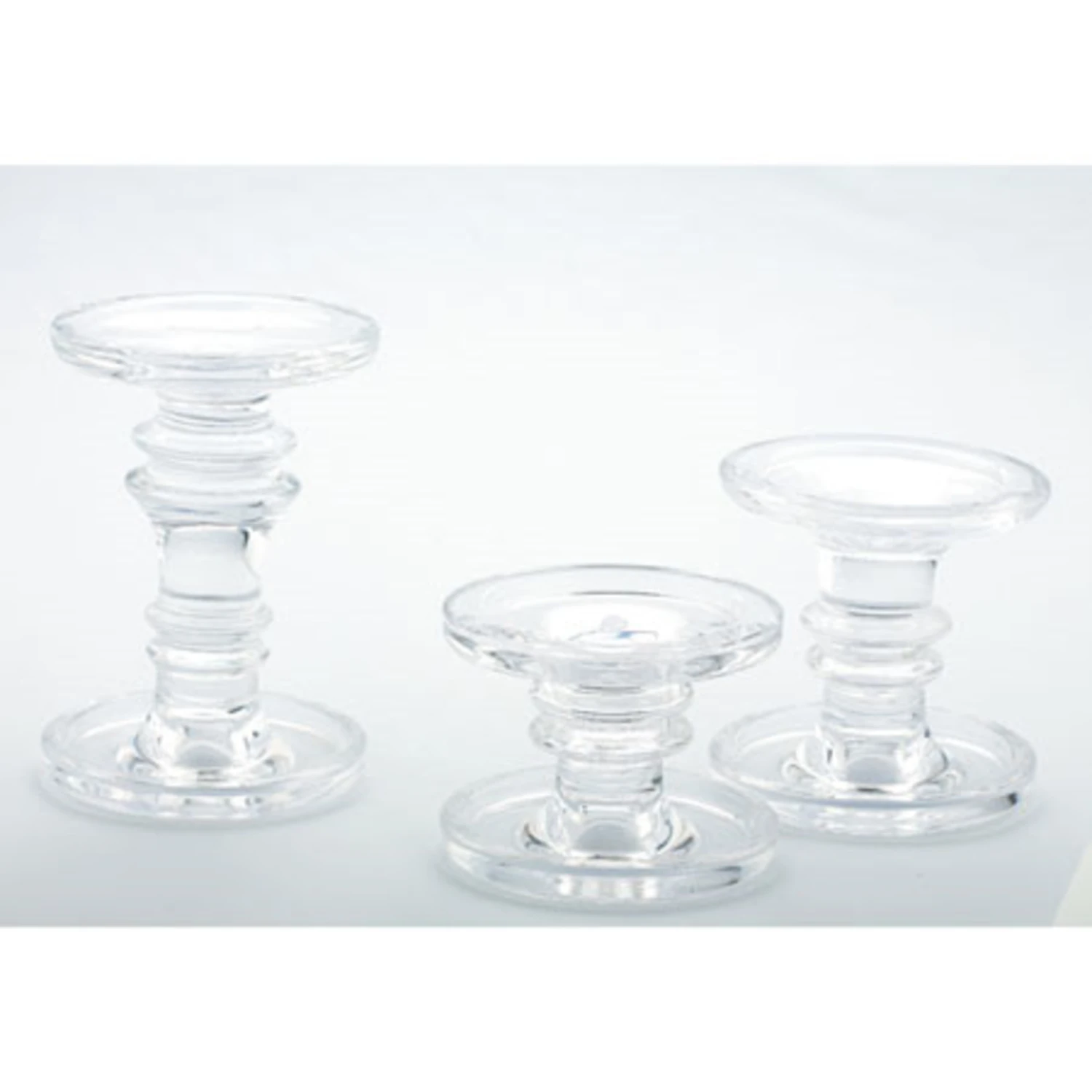H3.5"/4.5"/6.5" D4.5" CANDLESTICK Sold By The Set 3 H3.5"/4.5"/6.5" D4.5" CANDLESTICK Sold By The Set