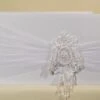 WHITE LACE GUEST BOOK REG $26.99 -Floral Magic white lace guest book reg 2699