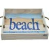 WOOD TRAY "BEACH" 16 X 12" -Floral Magic wood tray beach 16 x 12